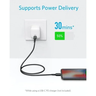 Anker Powerline Select Usb-C To Lightning (0.9M) - Black